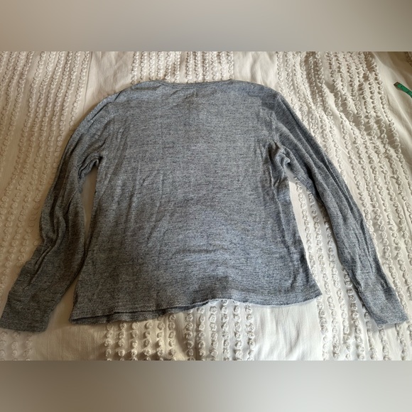 Men’s Cotton Thermal Henley long sleeve tshirt - Picture 2 of 8